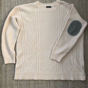 BDG UO cream cable knit oversized sweater XS